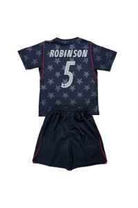 Yhdysvallat Antonee Robinson #5 Jalkapallovaatteet Lasten Vieraspeliasu MM-kisat 2026 Lyhythihainen (+ Lyhyet housut)